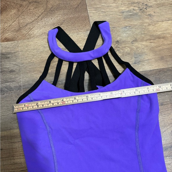 Beyond Yoga Purple Strappy Back Athletic Tank Top - Picture 3 of 6